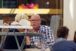 Amsterdam 2 juli 2012
Gaston Starreveld op terras met dame van de postcodeloterij.
Peter Smulders bv