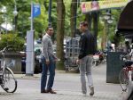 Amsterdam 25 juni 2012
Jan Vertonghen met zijn manager op de cornelis schuytstraat.
Peter Smulders bv