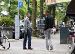 Amsterdam 25 juni 2012
Jan Vertonghen met zijn manager op de cornelis schuytstraat.
Peter Smulders bv