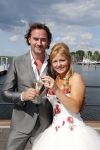 Huizen 7 juli 2012
Trouwen Jeroen Nieuwenhuize en zijn vrouw Kayla bij fletcher hotel in Huizen.
Peter Smulders bv