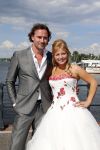 Huizen 7 juli 2012
Trouwen Jeroen Nieuwenhuize en zijn vrouw Kayla bij fletcher hotel in Huizen.
Peter Smulders bv