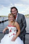 Huizen 7 juli 2012
Trouwen Jeroen Nieuwenhuize en zijn vrouw Kayla bij fletcher hotel in Huizen.
Peter Smulders bv