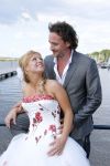 Huizen 7 juli 2012
Trouwen Jeroen Nieuwenhuize en zijn vrouw Kayla bij fletcher hotel in Huizen.
Peter Smulders bv