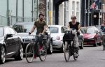 Amsterdam 4 juli 2012
Liesbeth kamerling met haar man op de fiets.
Peter Smulders bv