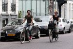 Amsterdam 4 juli 2012
Liesbeth kamerling met haar man op de fiets.
Peter Smulders bv
