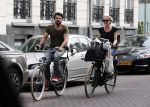 Amsterdam 4 juli 2012
Liesbeth kamerling met haar man op de fiets.
Peter Smulders bv
