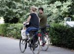 Amsterdam 4 juli 2012
Liesbeth kamerling met haar man op de fiets.
Peter Smulders bv