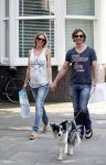 Amsterdam 5 juli 2012
Nicolette Kluijver zwanger met vriend en hond op straat.
Peter Smulders bv