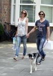 Amsterdam 5 juli 2012
Nicolette Kluijver zwanger met vriend en hond op straat.
Peter Smulders bv