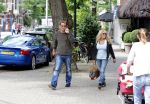 Amsterdam 6 juli 2012
Patricia Paay en vriend Nicky v Dam op de cornelis schuytstraat.
Peter Smulders bv