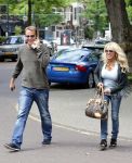 Amsterdam 6 juli 2012
Patricia Paay en vriend Nicky v Dam op de cornelis schuytstraat.
Peter Smulders bv