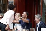 Amsterdam 3 juli 2012
Ruud Gullit op terras met Mark Teurlings en zijn dochter Joelle en ex schoonmoeder.
Peter Smulders bv