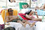 ibiza 12 juli 2012
Ruud Gullit met zijn kinderen Maxim Joelle Felicity en Chermaine op het strand.
Peter Smulders bv
