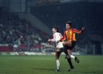 Eindhoven, 8 Februari 1989
2e Wedstrijd tussen PSV-KV Mechelen, eindstand 1-0
Jozef Chovanec Johnny Bosman
Foto Peter Smulders BV