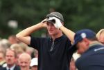 Hilversum, 23 Juli 1998
TNT Dutch Open 1998
De eerste afslag als proffesional Justin Rose op de tee nadat hij enkele dagen daarvoor als 4e was geeindigd op The Open
Foto Peter Smulders BV