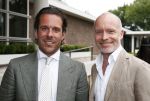 Amsterdam 19 juni 2013
Haringparty in het hilton hotel. Mart Visser met een kennis
Peter Smulders bv
