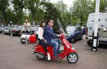 Amsterdam 19 juni 2013
Haringparty in het hilton hotel. Martijn en Amanda Krabbe op vespa scooter
Peter Smulders bv