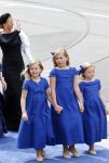 Amsterdam, 30 april 2013
Inhuldiging Koning Willem Alexander en Koningin Maxima
Prinses Amalia. Prinses Alexia en Prinses Ariane
Foto Peter Smulders BV