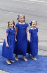 Amsterdam, 30 april 2013
Inhuldiging Koning Willem Alexander en Koningin Maxima
Prinses Amalia. Prinses Alexia en Prinses Ariane
Foto Peter Smulders BV