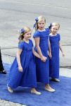 Amsterdam, 30 april 2013
Inhuldiging Koning Willem Alexander en Koningin Maxima
Prinses Amalia. Prinses Alexia en Prinses Ariane
Foto Peter Smulders BV