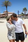 Sevilla, 19 en 20 Juni 2013
Rafel v d Vaart met zijn vriendin Sabia Boulahrouz en hun drie kinderen
Damian v d Vaart, Amaya Boulahrouz en Daamin Boulahrouz op het strand en bij hun hotel voor hun gezamelijk eerste vakantie samen.
Foto Peter Smulders BV