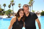 Sevilla, 19 en 20 Juni 2013
Rafel v d Vaart met zijn vriendin Sabia Boulahrouz en hun drie kinderen
Damian v d Vaart, Amaya Boulahrouz en Daamin Boulahrouz op het strand en bij hun hotel voor hun gezamelijk eerste vakantie samen.
Foto Peter Smulders BV