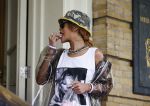 Amsterdam 26 juni 2013
Rihanna vertrekt bij het amstel hotel na haar concerten in het ziggo dome. Ze ging met de tourbus naar Keulen.
Peter Smulders bv