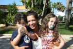 Sevilla, 19 en 20 Juni 2013
Rafel v d Vaart met zijn vriendin Sabia Boulahrouz en hun drie kinderen
Damian v d Vaart, Amaya Boulahrouz en Daamin Boulahrouz op het strand en bij hun hotel voor hun gezamelijk eerste vakantie samen.
Foto Peter Smulders BV