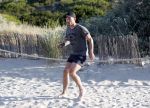 ibiza 14 juni 2013
Wesley en Rodney Sneijder aan het voetballen met Xelly en Rebecca Cabu v Kasbergen Gokhan Saki Reduan Diba en andere vrienden op het strand van Coco Beach.
Peter Smulders bv