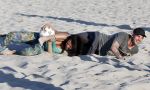 ibiza 14 juni 2013
Wesley en Rodney Sneijder aan het voetballen met Xelly en Rebecca Cabu v Kasbergen Gokhan Saki Reduan Diba en andere vrienden op het strand van Coco Beach.
Peter Smulders bv