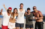 ibiza 14 juni 2013
Wesley en Rodney Sneijder aan het voetballen met Xelly en Rebecca Cabu v Kasbergen Gokhan Saki Reduan Diba en andere vrienden op het strand van Coco Beach.
Peter Smulders bv