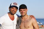 ibiza 14 juni 2013
Wesley en Rodney Sneijder aan het voetballen met Xelly en Rebecca Cabu v Kasbergen Gokhan Saki Reduan Diba en andere vrienden op het strand van Coco Beach.
Peter Smulders bv