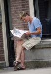 Amsterdam 19 juni 2013
Wim Kieft koopt samen met zijn dochter een krantje.
Peter Smulders bv