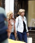 Amsterdam 21 juni 2016 
Claudia de Breij met haar vriendin Jessica v Geel op de pc hooftstraat