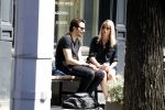 Amsterdam 22 juni 2016 
Zanger Dotan harpenau met (een) vriendin  in amsterdam zuid