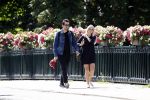 Amsterdam 22 juni 2016 
Zanger Dotan harpenau met (een) vriendin  in amsterdam zuid