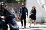 Amsterdam 22 juni 2016 
Zanger Dotan harpenau met (een) vriendin  in amsterdam zuid