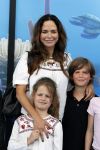 Amsterdam 22 juni 2016 
Premiere finding Dory in theater Amsterdam.
Evelyn Struik met haar kinderen