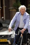 Amsterdam 10 jnuni 2016
Fred Oster op de fiets in A~msterdam zuid.