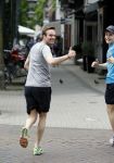Amsterdam 22 juni 2016  
Giedo v d Garde en ... hard aan het lopen.