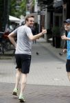 Amsterdam 22 juni 2016  
Giedo v d Garde en ... hard aan het lopen.