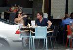 Amsterdam 7 juni 2016
Martijn Krabbe en zijn vriendin Noi Pakon op terras bij Loetje.