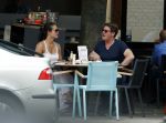 Amsterdam 7 juni 2016
Martijn Krabbe en zijn vriendin Noi Pakon op terras bij Loetje.