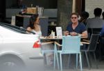Amsterdam 7 juni 2016
Martijn Krabbe en zijn vriendin Noi Pakon op terras bij Loetje.