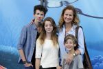 Amsterdam 22 juni 2016 
Premiere finding Dory in theater Amsterdam. paulien Huizinga met haar kinderen Paul Myrthe en Pieter
