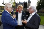 Haarzuilens 22 juni 2016
Haringparty op kasteel Haarzuilens. Pieter v Vollenhoven met Ben Wolterink en zijn vader