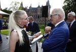 Haarzuilens 22 juni 2016
Haringparty op kasteel Haarzuilens. Pieter v Vollenhoven met Annette de Vries