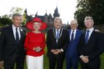 Haarzuilens 22 juni 2016
Haringparty op kasteel Haarzuilens. Mary Rost Onnes Burgemeester Jan v Zanen en Pieter v Vollenhoven