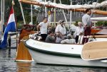 Muiden 12 juni 2016
Prinses Beatrix met Prins Comstantijn en vrienden op de groene Draeck