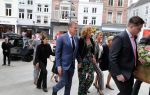 Den Bosch 123 juni 2018
Afscheidsdienst / begrafenis moeder Albert Verlinde . Onno Hoes draagt mede de kist.